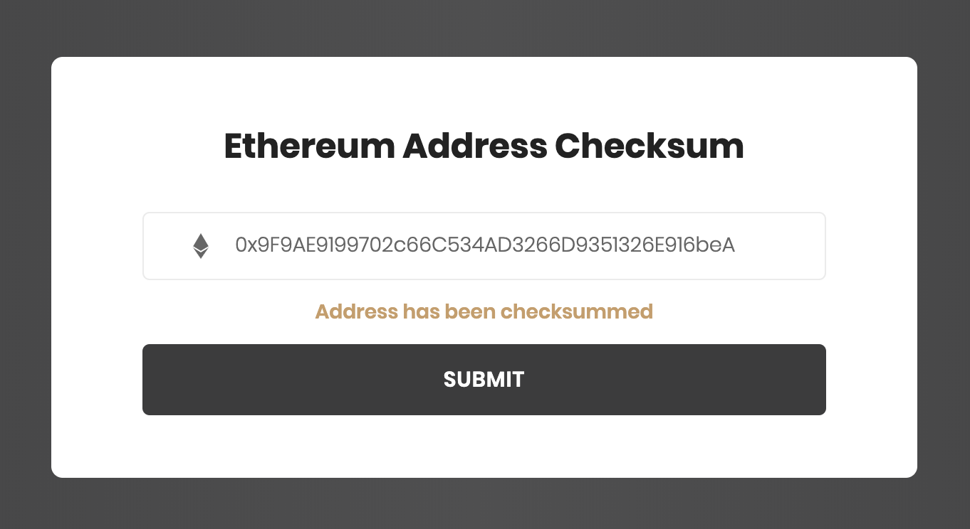 checksum